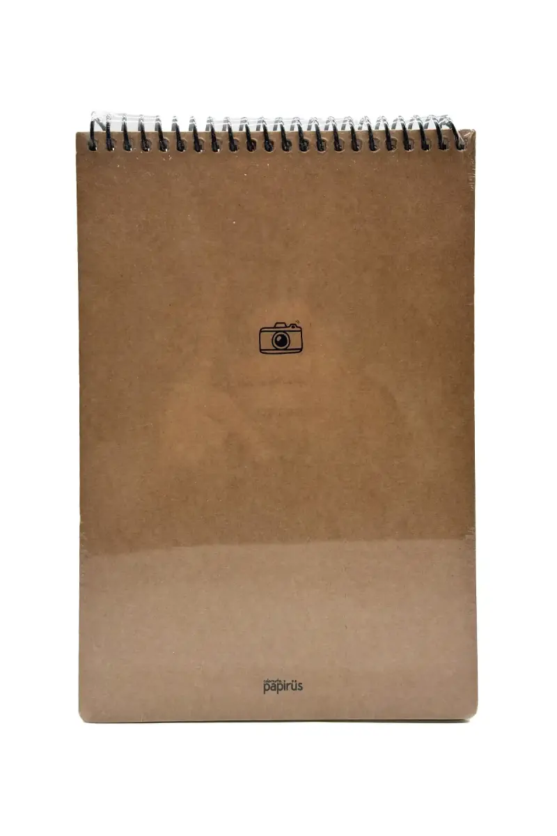 Atlas Papirüs Kraft Çizgisiz 80 Yp 19x27 Sert Kapak - 1