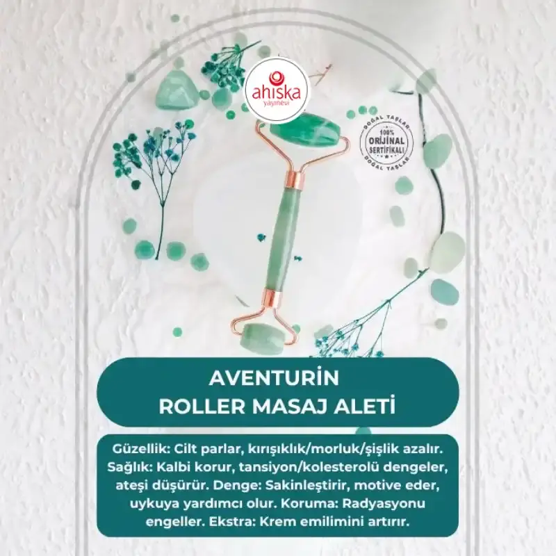 Aventurin Taşı Roller Masaj Aleti - 2