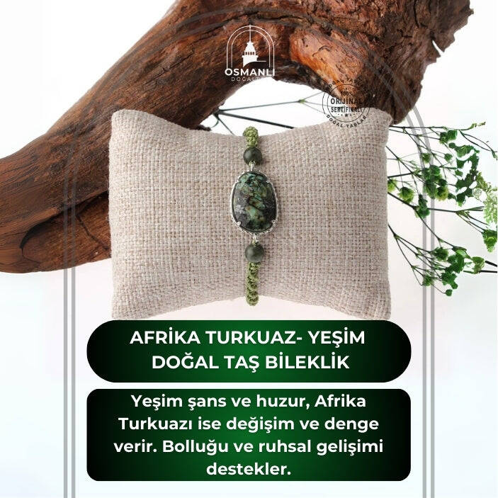 Ay Taşı-Pembe Kuvars-Güneş Taşı Doğal Taş Bileklik - 5