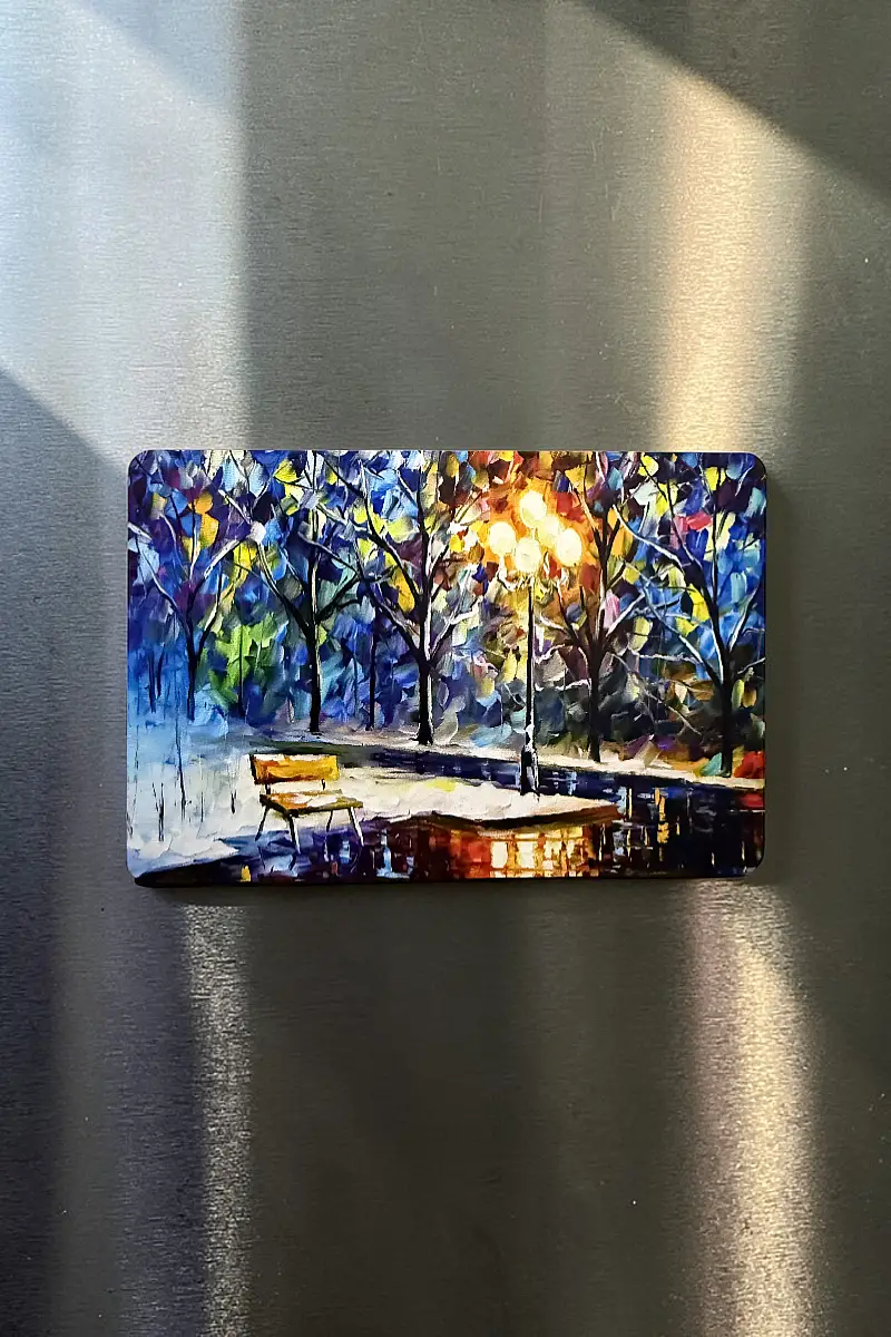 Bank Yağlı Boya MiniDekor Magnet Ayaklı 9*13,5 cm - 2