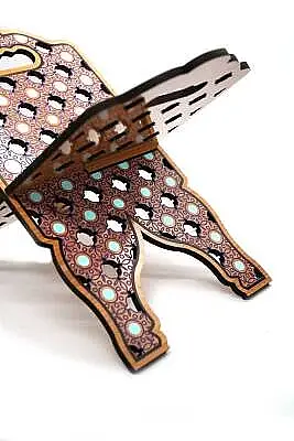 Bemenda Motifli Ahşap Rahle - 4