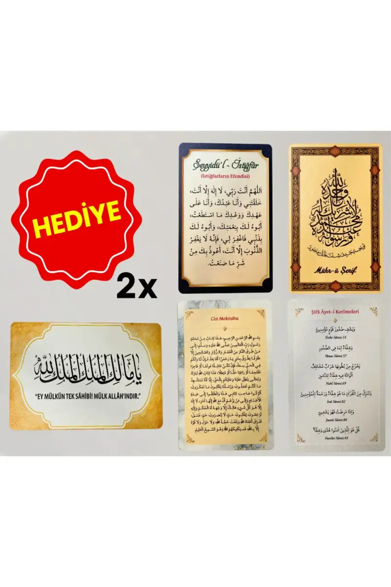 Beşli Masaüstü Ahşap Magnetli Set Hediye - 1