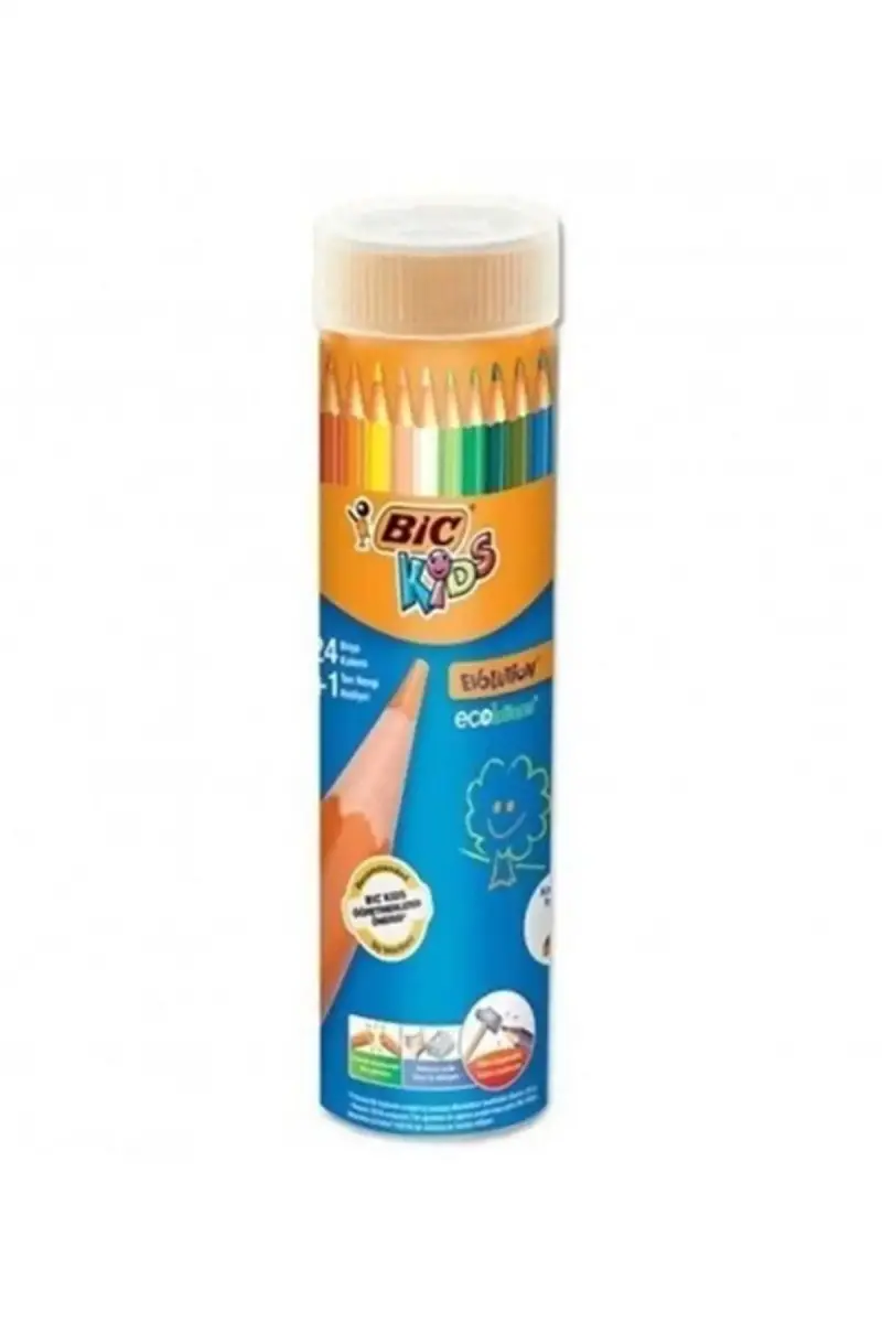 Bic Evolution Kuruboya Kalemi 24Lü Tüp 958190 - 1