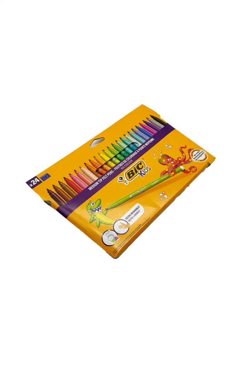 Bic Kids Color Keçeli Boya Kalemi 24 Renk 8418005 - 1