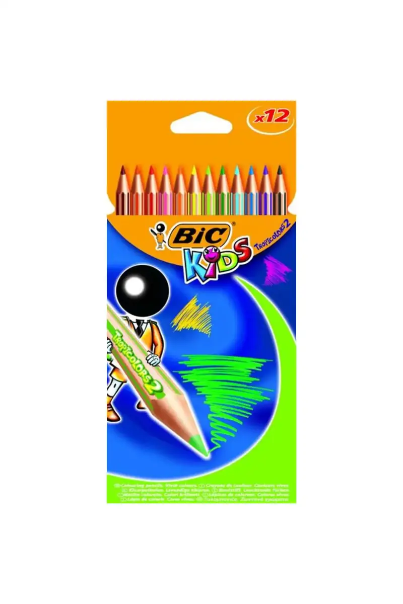Bic Tropicolors2 Boya Kalemi 12 Renk Tam Boy - 1