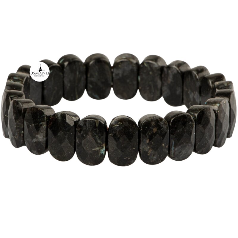 Biyotit Doğal Taş Geniş Kesim Bileklik - 2