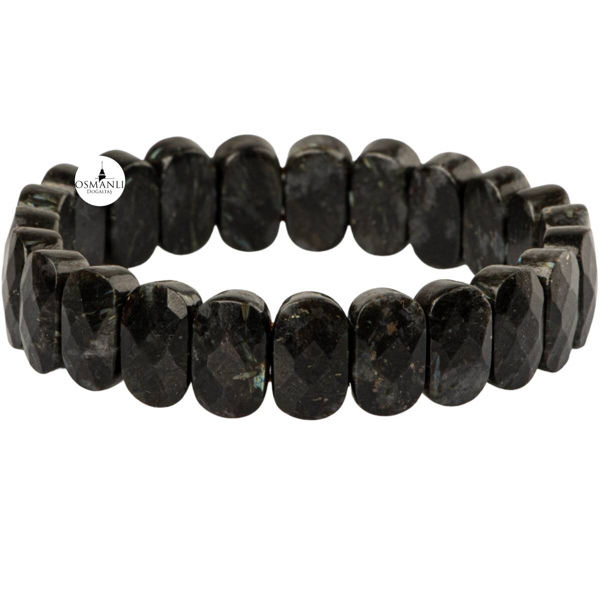 Biyotit Doğal Taş Geniş Kesim Bileklik - 2