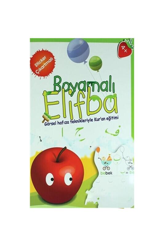 Boyamalı Elifba Sticker Çıkartmalı 4+ Yaş - Muallim Neşriyat