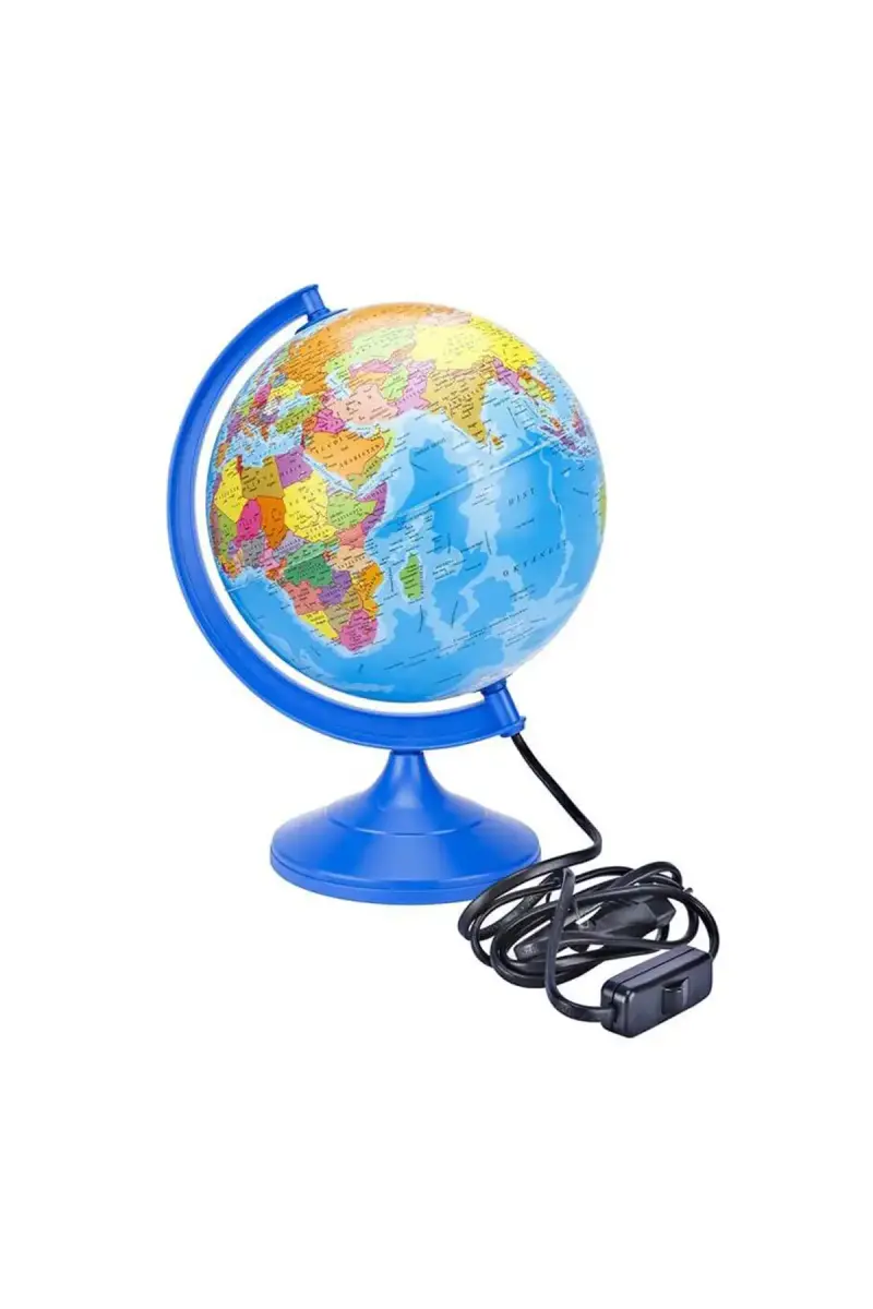 Brons Işıklı Siyasi Küre 20 cm - 1