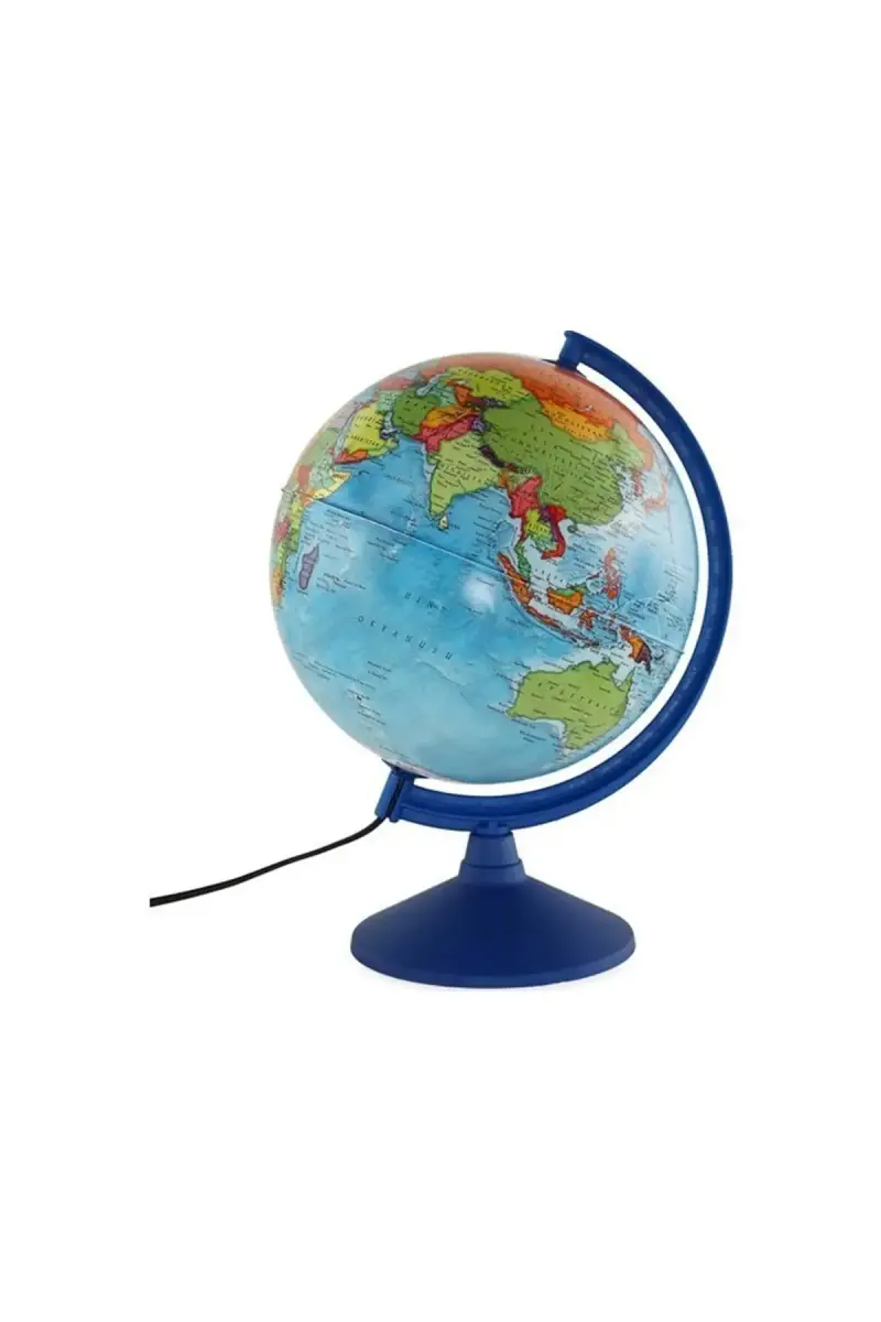 Brons Işıklı Siyasi Küre 30 cm - 1