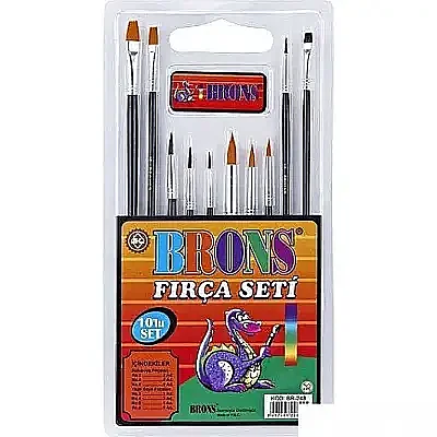 Brons Resim Fırça Set 10 Lu - Brons