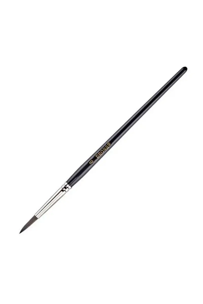 Brons Sulu Boya Fırçası No:8 - 1