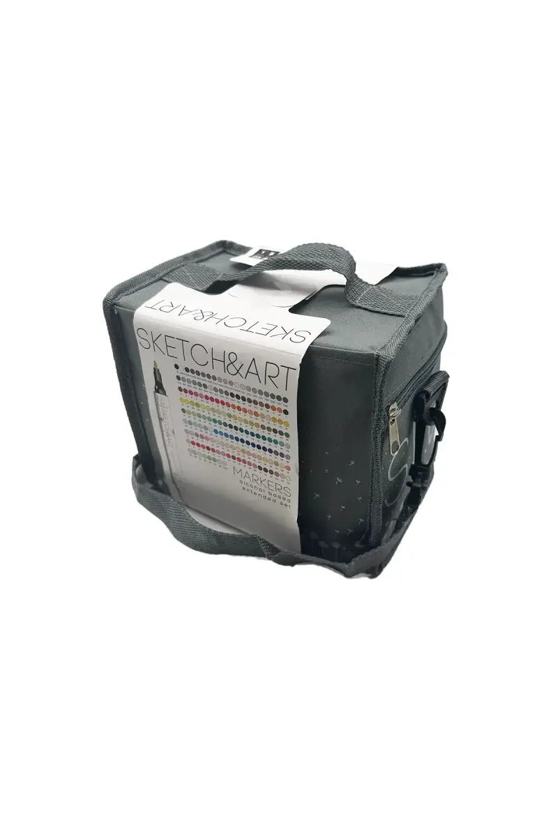 Bruno Visconti Sketch & Art Çift Taraflı Marker Seti Özel Kumaş Çantalı 168 Renk - 2