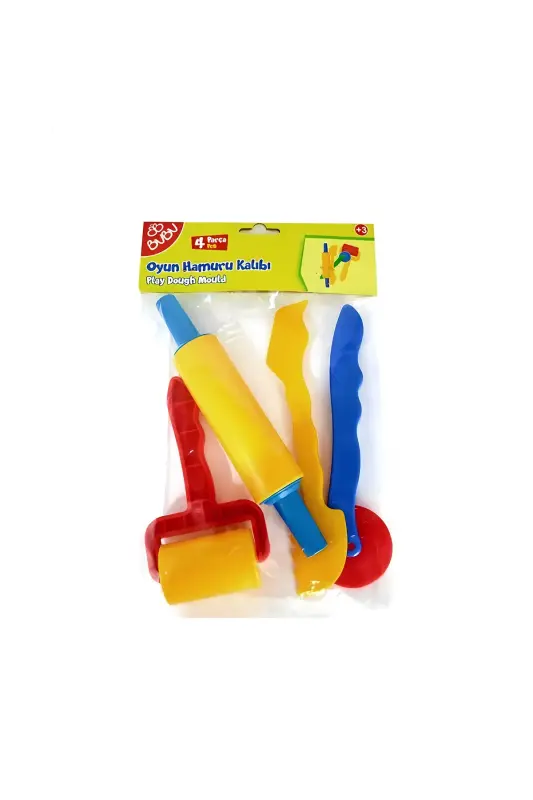 Bu Bu Oyun Hamuru Kalıbı 4 Parça - Bu-Bu