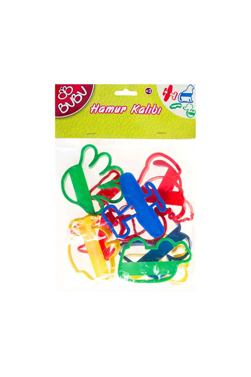 Bu Bu Oyun Hamuru Kalıbı Merdane Seti 6 Prç. - 1