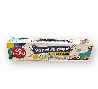 Bu Bu Parmak Boya 6 Renk Birleşik Pot 20 ml - 2