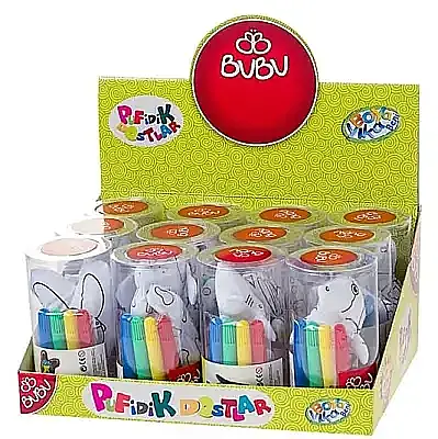 Bu Bu Pufidik Dostlar Boyama Seti Pvc Kutulu - 1