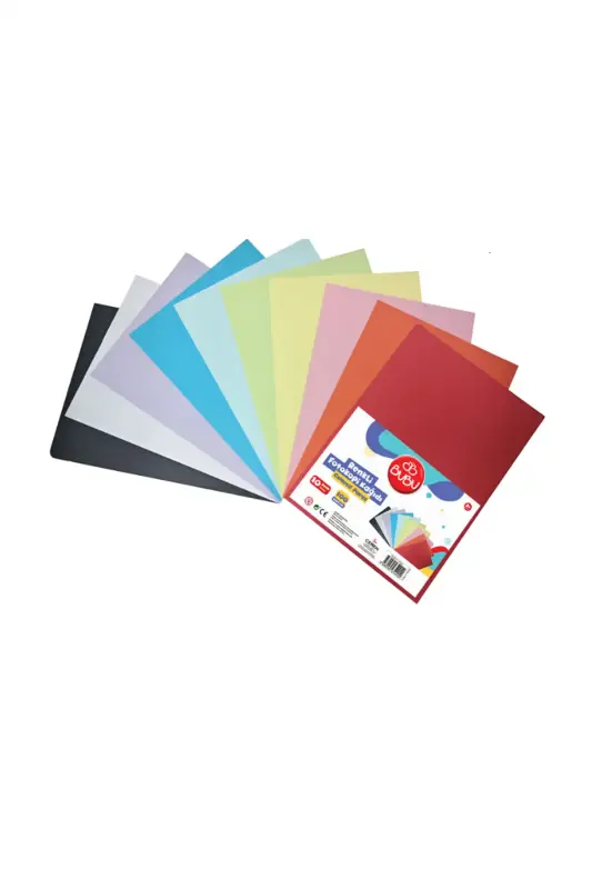 Bu Bu Renkli Fotokopi Kağıdı 10 Renk - Bu-Bu