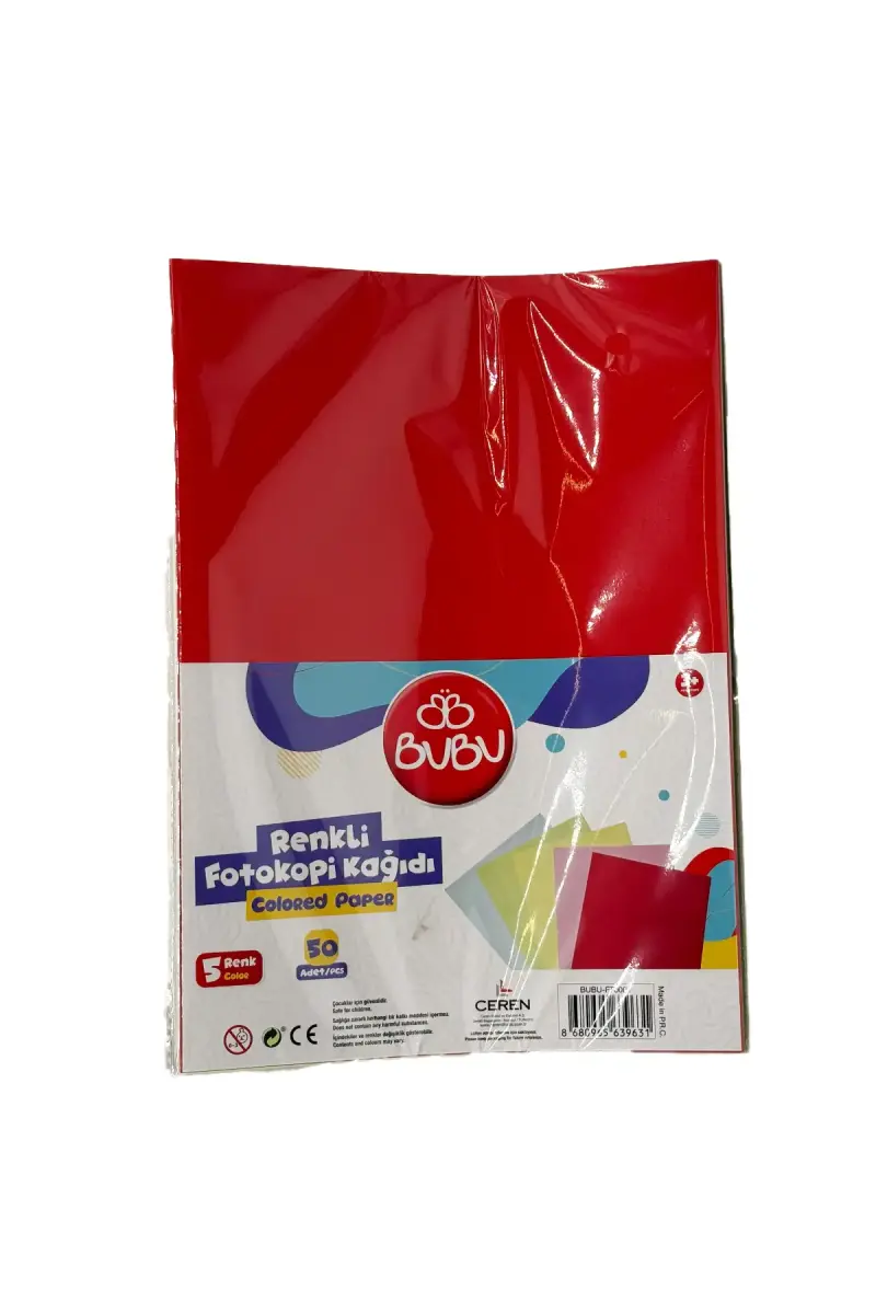 Bu Bu Renkli Fotokopi Kağıdı 5 Renk - 1