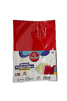 Bu Bu Renkli Fotokopi Kağıdı 5 Renk - 3