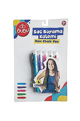 Bu Bu Saç Boyama Kalemi 5 Renk - Bu-Bu