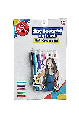 Bu Bu Saç Boyama Kalemi 5 Renk - 1