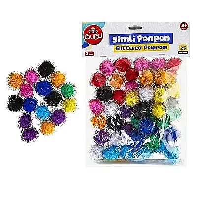 Bu Bu Simli Ponpon 25 Li - Bu-Bu