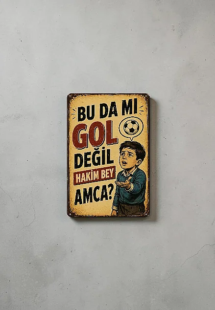 Bu da mı Gol Değil MiniDekor Magnet Ayaklı 9×13,5 cm - 2