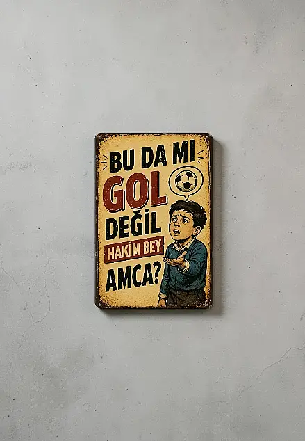 Bu da mı Gol Değil MiniDekor Magnet Ayaklı 9×13,5 cm - 2