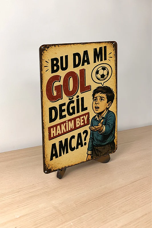 Bu da mı Gol Değil MiniDekor Magnet Ayaklı 9×13,5 cm - 3