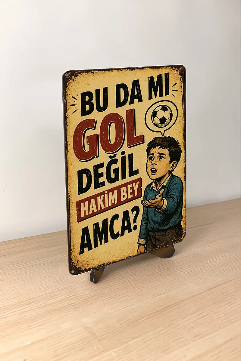 Bu da mı Gol Değil MiniDekor Magnet Ayaklı 9×13,5 cm - 3