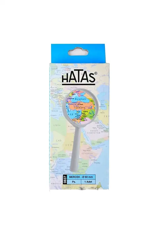 Hatas Büyüteç Mercek 50 Mm Tekli Kutulu - Hatas