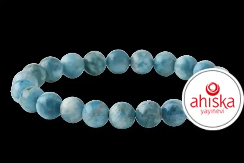Buz Mavizi Apatit 8mm Doğal Taş Bileklik