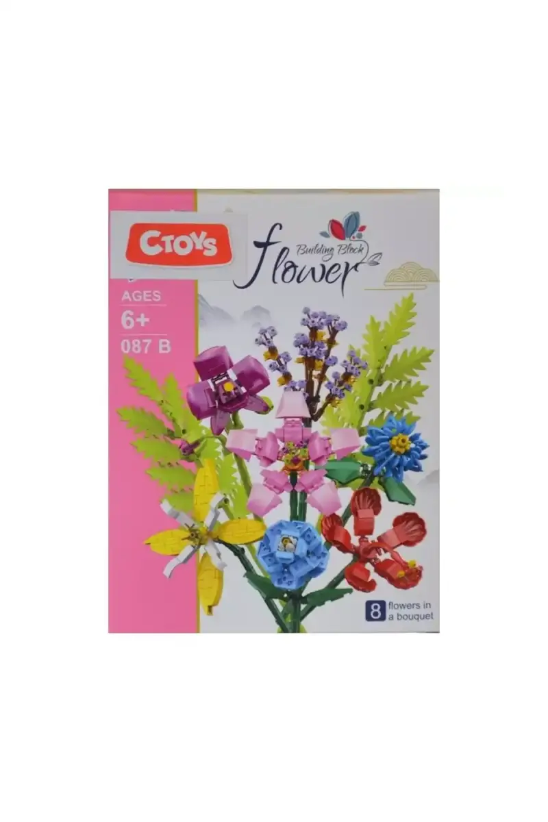 C Toys Bulding Block Flower 087B - 1