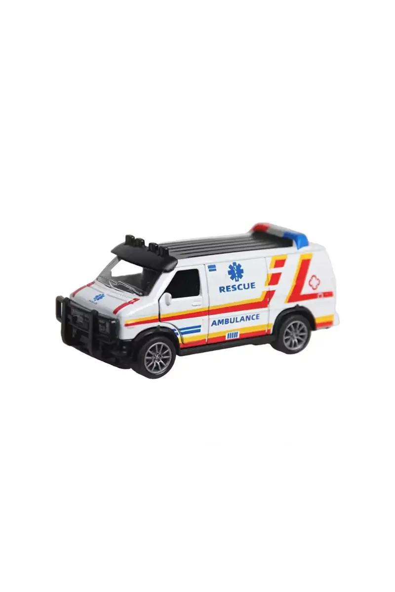 C Toys Diecast Çek Bırak Kurtarma Araçları - 1