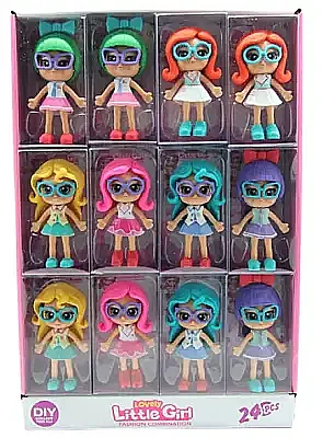 C Toys Maskeli Kız Figürü Mix - C Toys