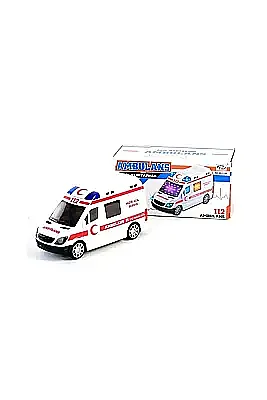 C Toys Sesli Işıklı Ambulans 1:20 - 2