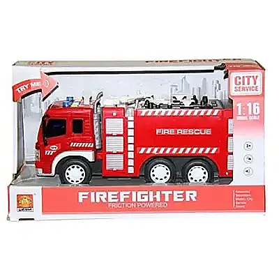 C Toys Sesli Işıklı İtfaiye Aracı 1:16 - 1