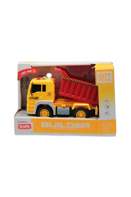 C Toys Sesli Kamyon 1:20 Pilli - C Toys