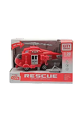 C Toys Sesli Kurtarma Helikopteri 1:20 Pilli - 2