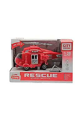 C Toys Sesli Kurtarma Helikopteri 1:20 Pilli - 2