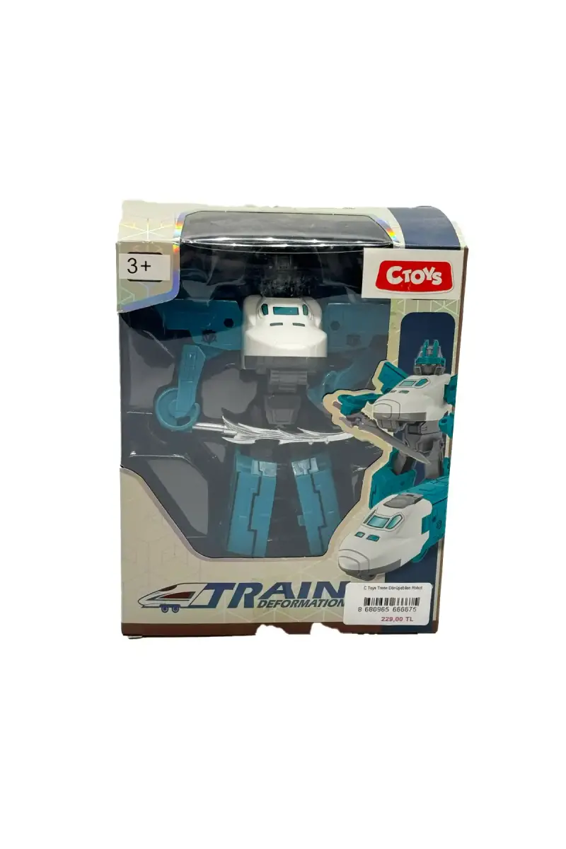 C Toys Trene Dönüşebilen Robot - 1