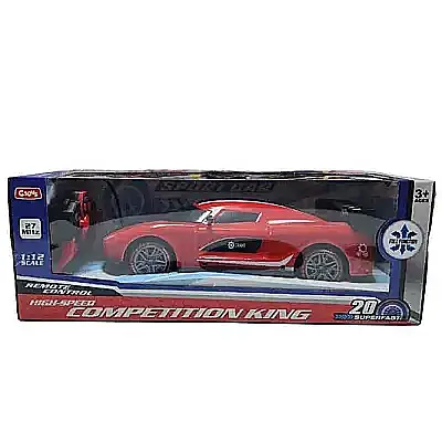C Toys Uzaktan Kumandalı Işıklı Yarış Araba 1:12 Şarjlı - 1