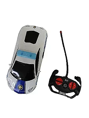C Toys Uzaktan Kumandalı Pilli Polis Arabası 1:16 - 6