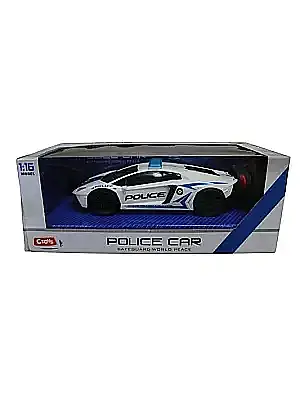 C Toys Uzaktan Kumandalı Pilli Polis Arabası 1:16 - 7