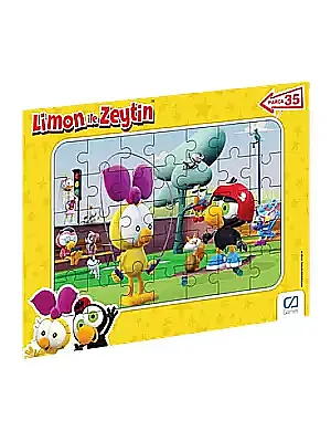 Ca Games Frame Puzzle 35 Parça Limon ile Zeytin - 2