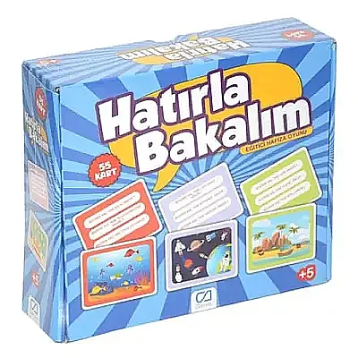 Ca Games Hatırla Bakalım Eğitici Hafıza Oyunu - Ca Games