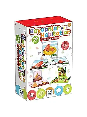 Ca Games Hayvanlar Ve Habitatlar Eğitici Hafıza Oyunu - Ca Games