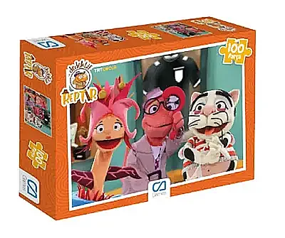 Ca Games Puzzle Dedektif Reptir 100 Parça - Ca Games