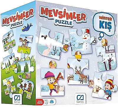 Ca Games Puzzle Mevsimler 50 x 70 cm - Ca Games